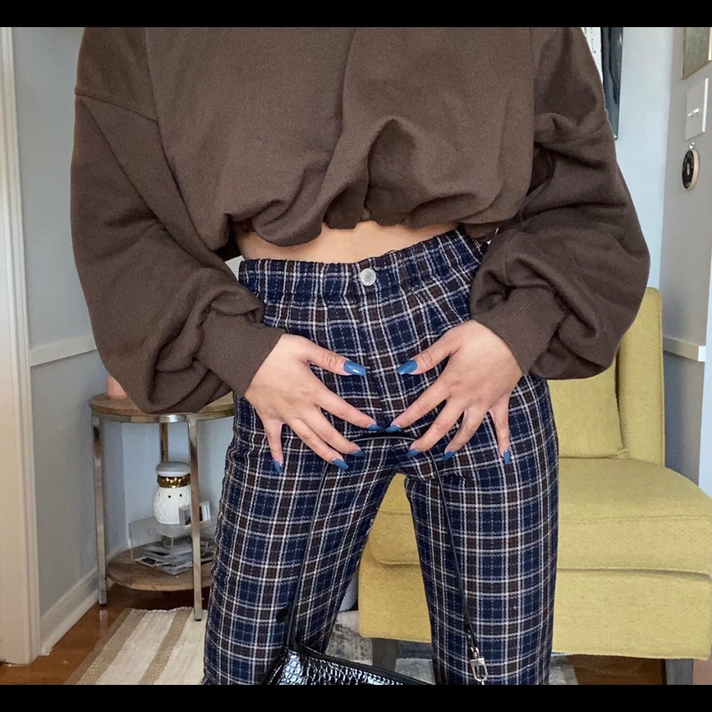 John Galt Brandy Melville Plaid Pants